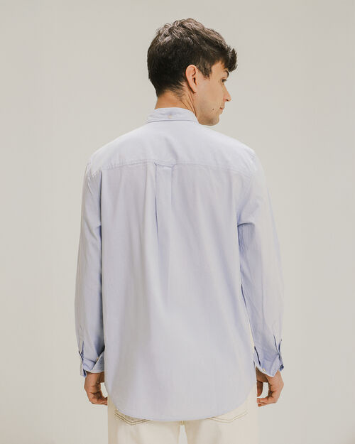 Camisa Manga Larga Azul